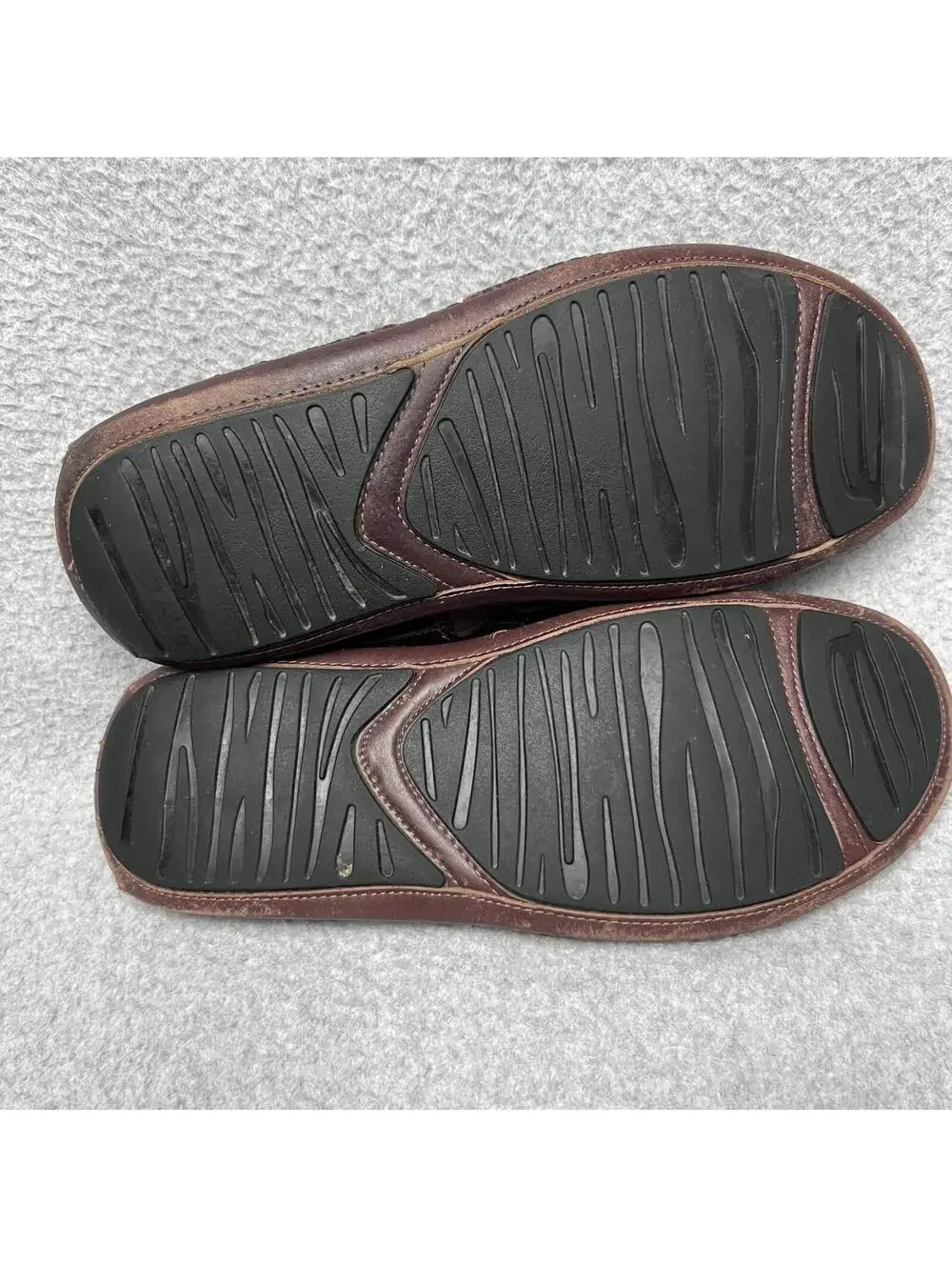 Florsheim Fisherman Sandals Brown Leather Comfort Casual Strap Hook Loop Men 12